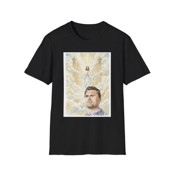 Charlie Kirk in Heaven Greeted by Jesus Tee (Unisex)