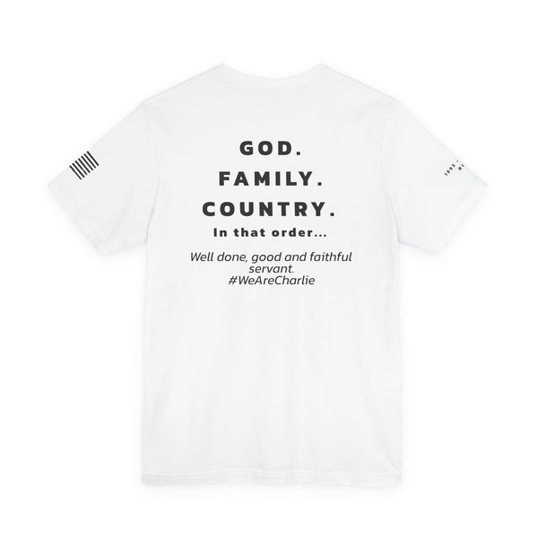 Freedom T-Shirt - Remembering Charlie Kirk Tee (Unisex)