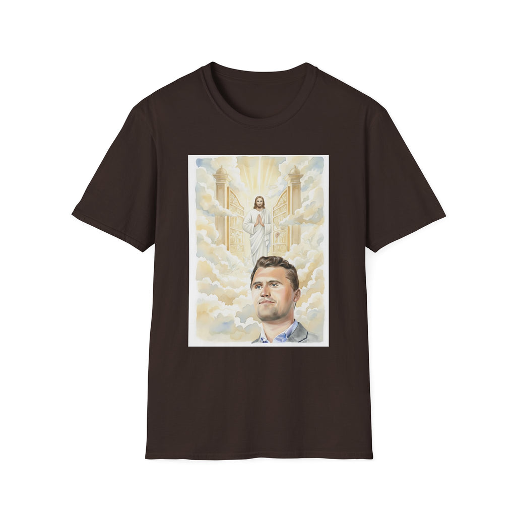 Charlie Kirk in Heaven Greeted by Jesus Tee (Unisex)