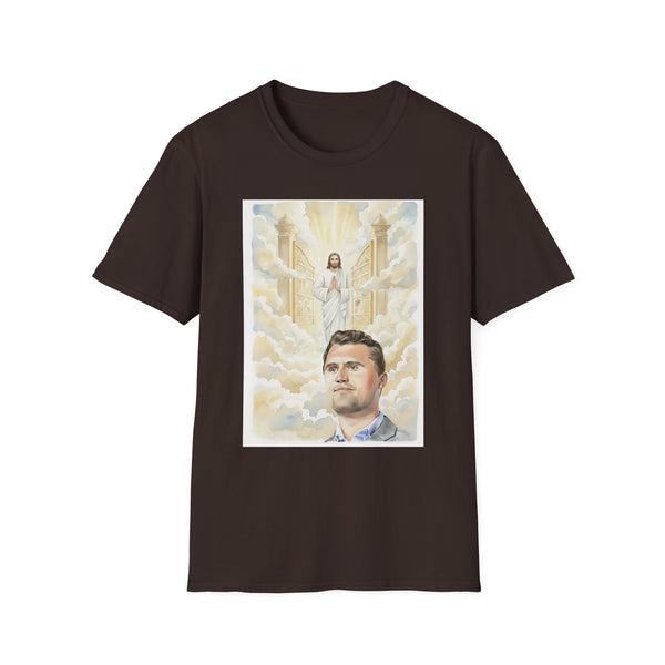 Charlie Kirk in Heaven Greeted by Jesus Tee (Unisex)