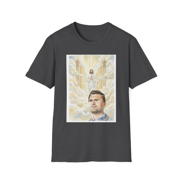 Charlie Kirk in Heaven Greeted by Jesus Tee (Unisex)