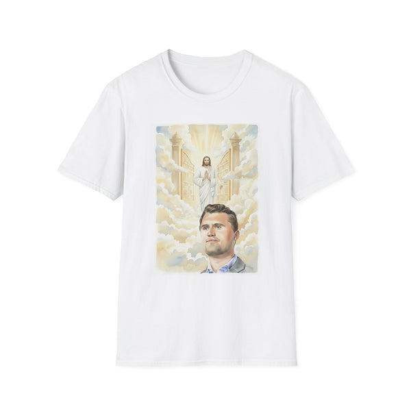 Charlie Kirk in Heaven Greeted by Jesus Tee (Unisex)