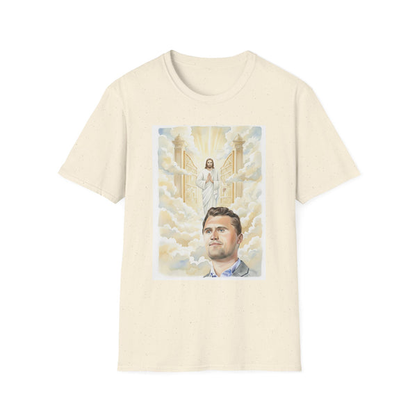 Charlie Kirk in Heaven Greeted by Jesus Tee (Unisex)
