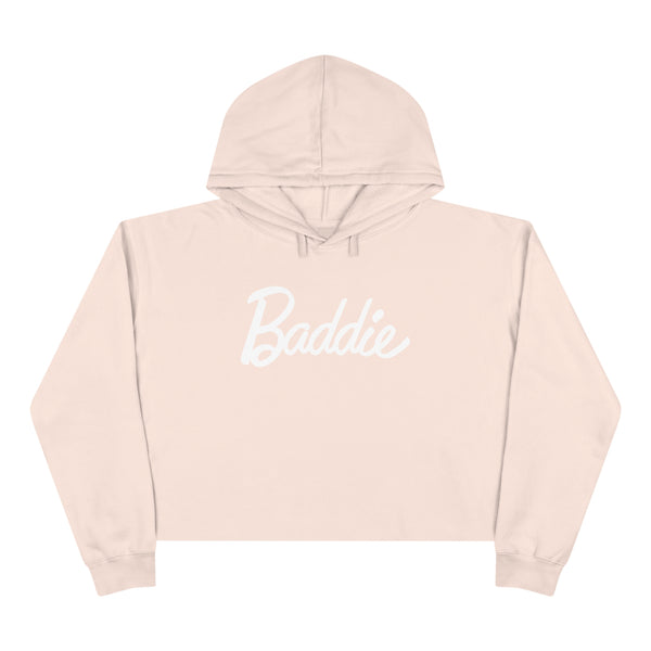 🌈 "Chic Baddie" Crop Hoodie - Embrace Your Boldness with Barbie Font Inspired, Trendsetting Streetwear 🌈
