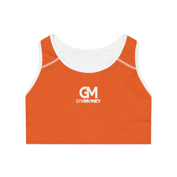 Gym Money Monogram Sports Bra (Orange)