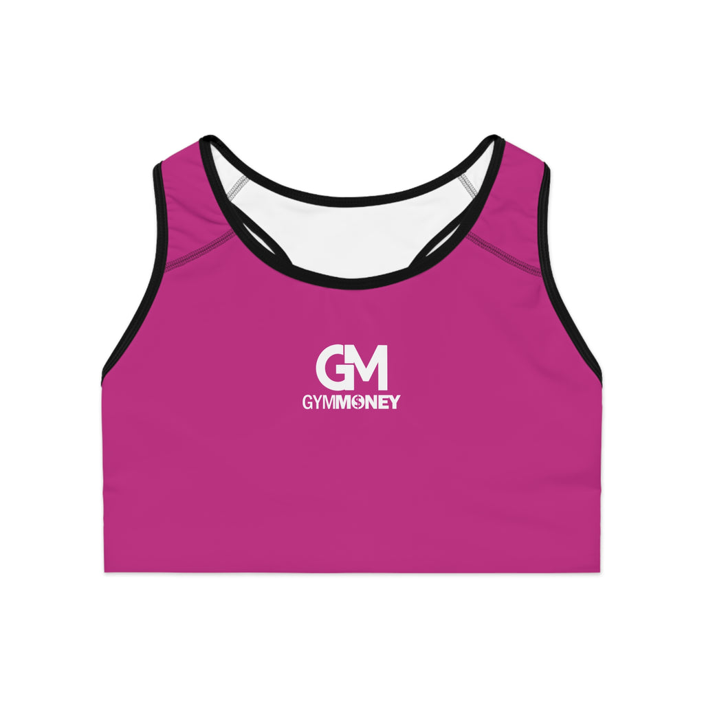 Gym Money Monogram Sports Bra (Pink)