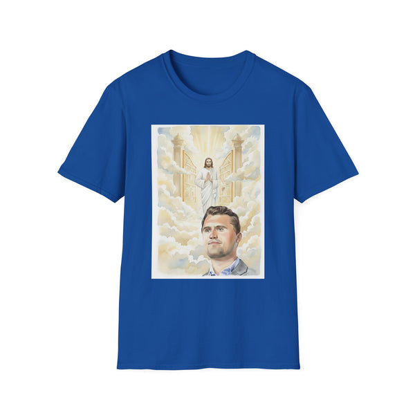 Charlie Kirk in Heaven Greeted by Jesus Tee (Unisex)