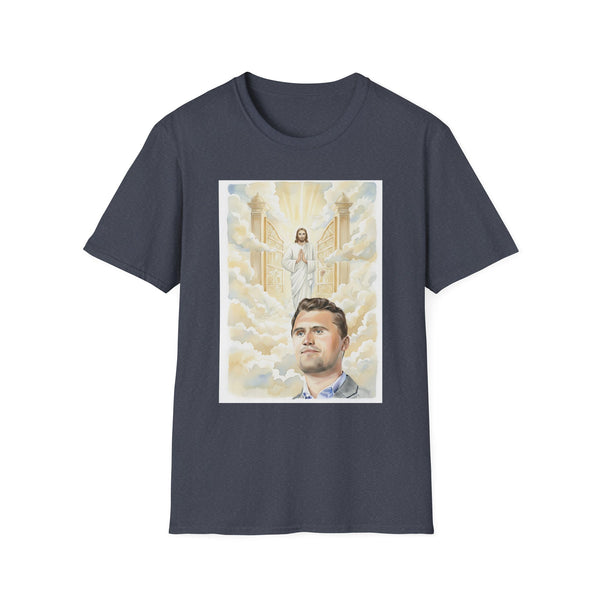 Charlie Kirk in Heaven Greeted by Jesus Tee (Unisex)