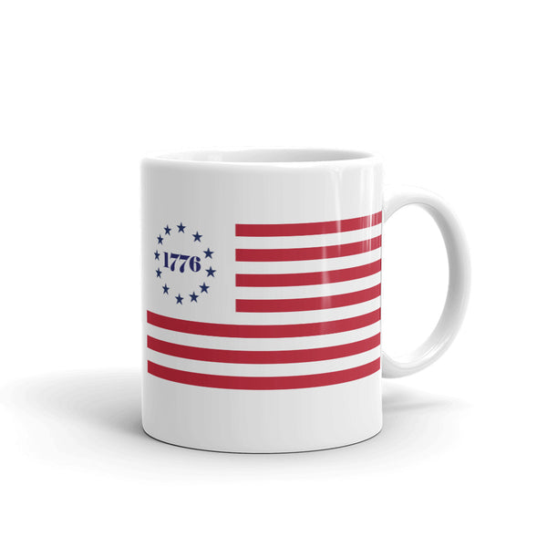 1776 Betsy Ross Vintage American Flag Mug
