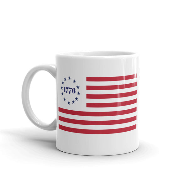 1776 Betsy Ross Vintage American Flag Mug