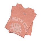 Grammar Pun T‑Shirt – “Synonymy Rolls Just Like Grammar Used to Make”