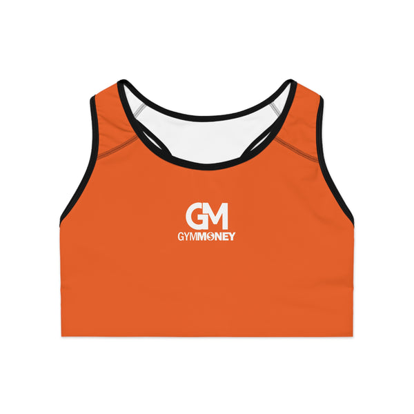 Gym Money Monogram Sports Bra (Orange)