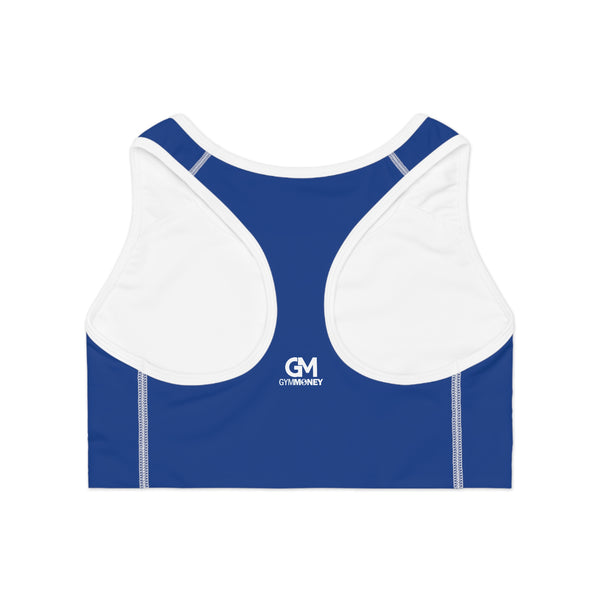 Gym Money Monogram Sports Bra (Blue)