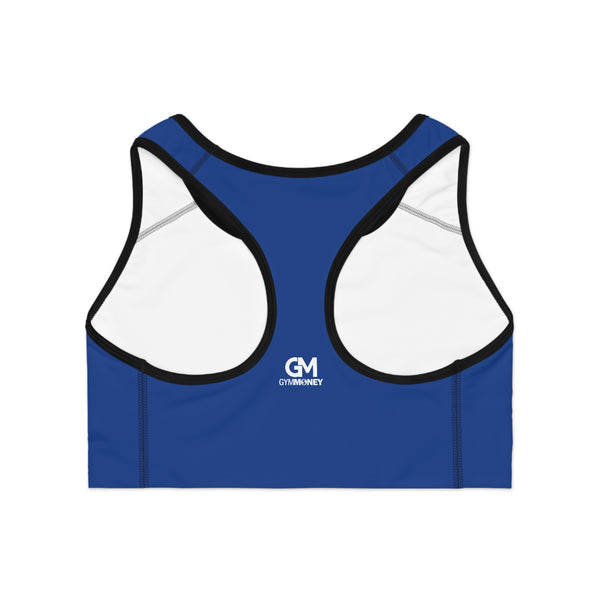 Gym Money Monogram Sports Bra (Blue)