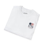 1776 Freedom & Liberty T-Shirt - Vintage American Flag Patriotic Tee
