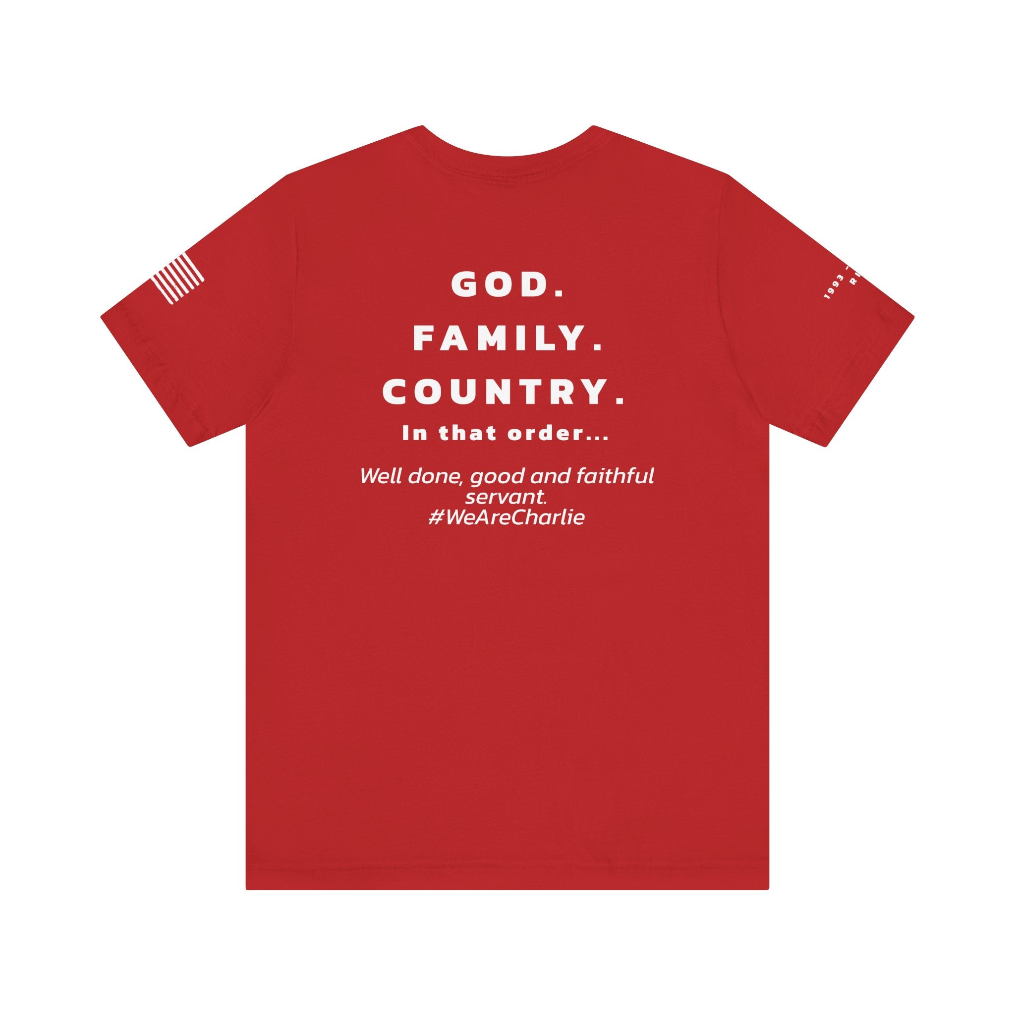 Freedom T-Shirt - Remembering Charlie Kirk Tee (Unisex)
