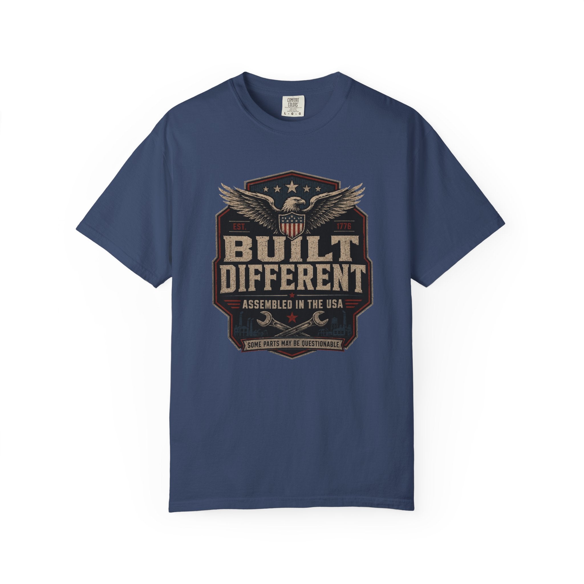 Built Different Assembled In The USA T-Shirt