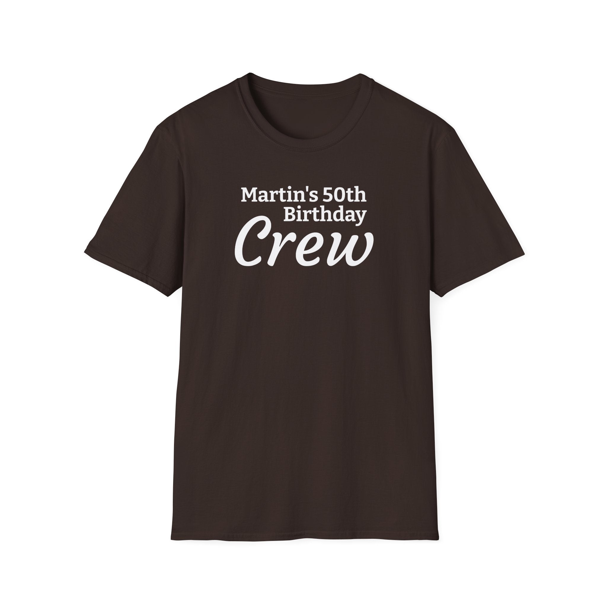 Personalized Birthday Crew Tee - Put Your Person's Name On It