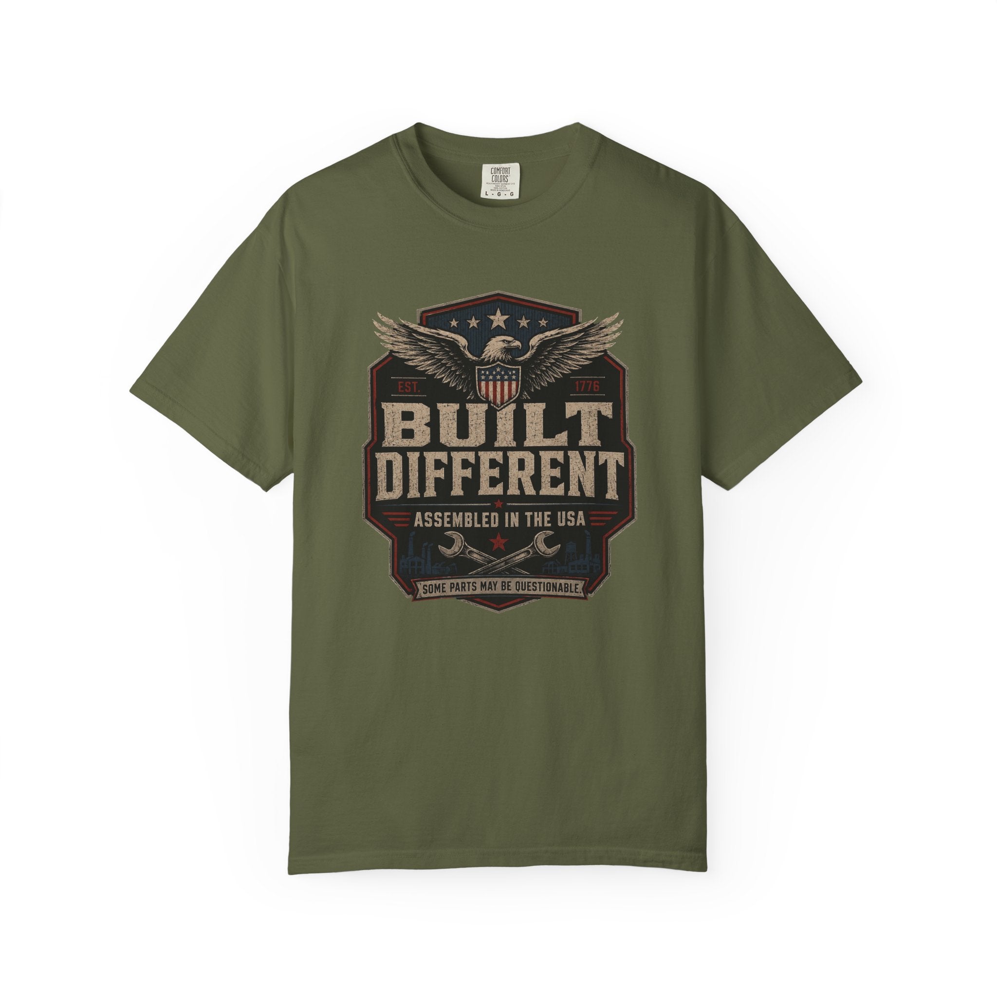 Built Different Assembled In The USA T-Shirt