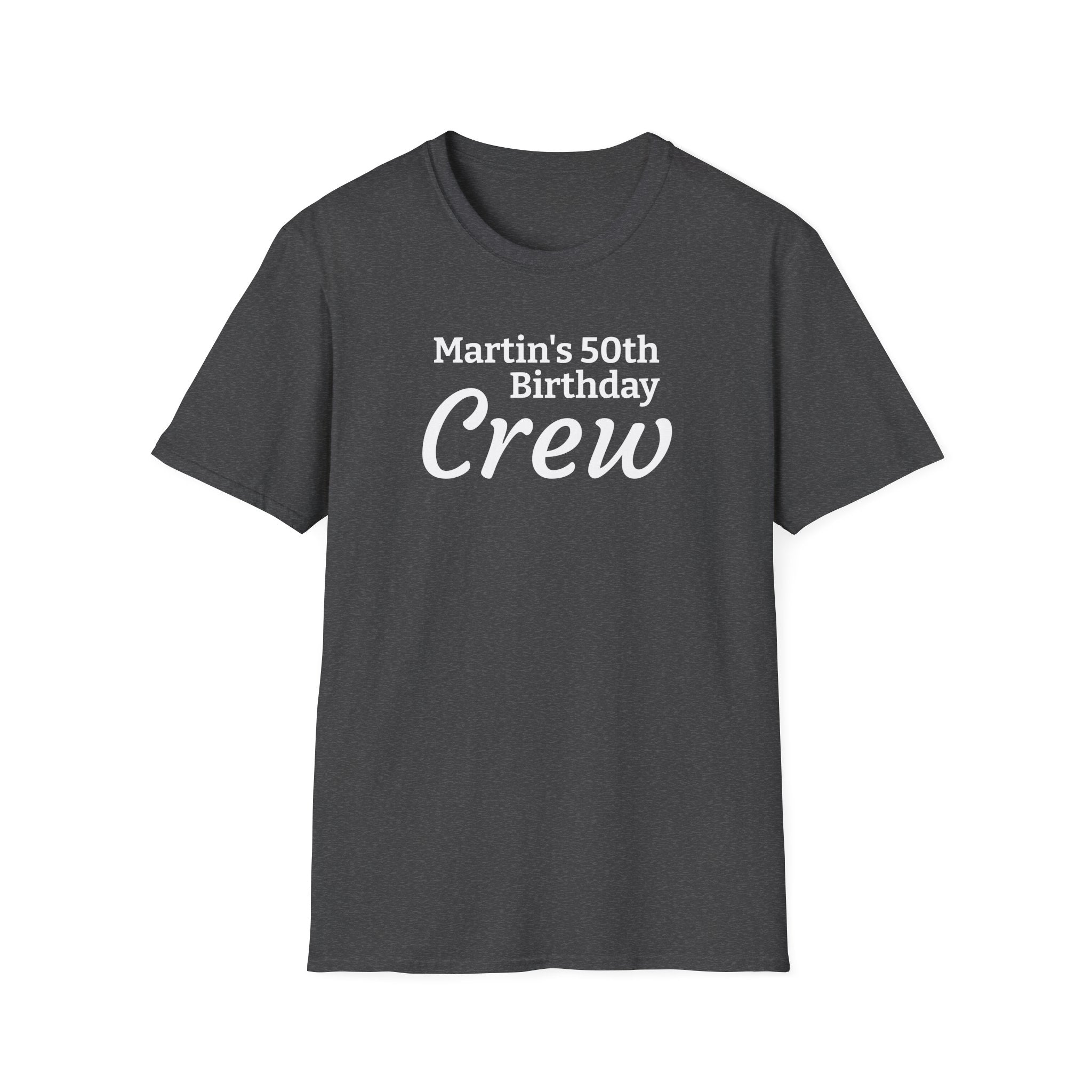 Personalized Birthday Crew Tee - Put Your Person's Name On It