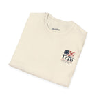 1776 Freedom & Liberty T-Shirt - Vintage American Flag Patriotic Tee
