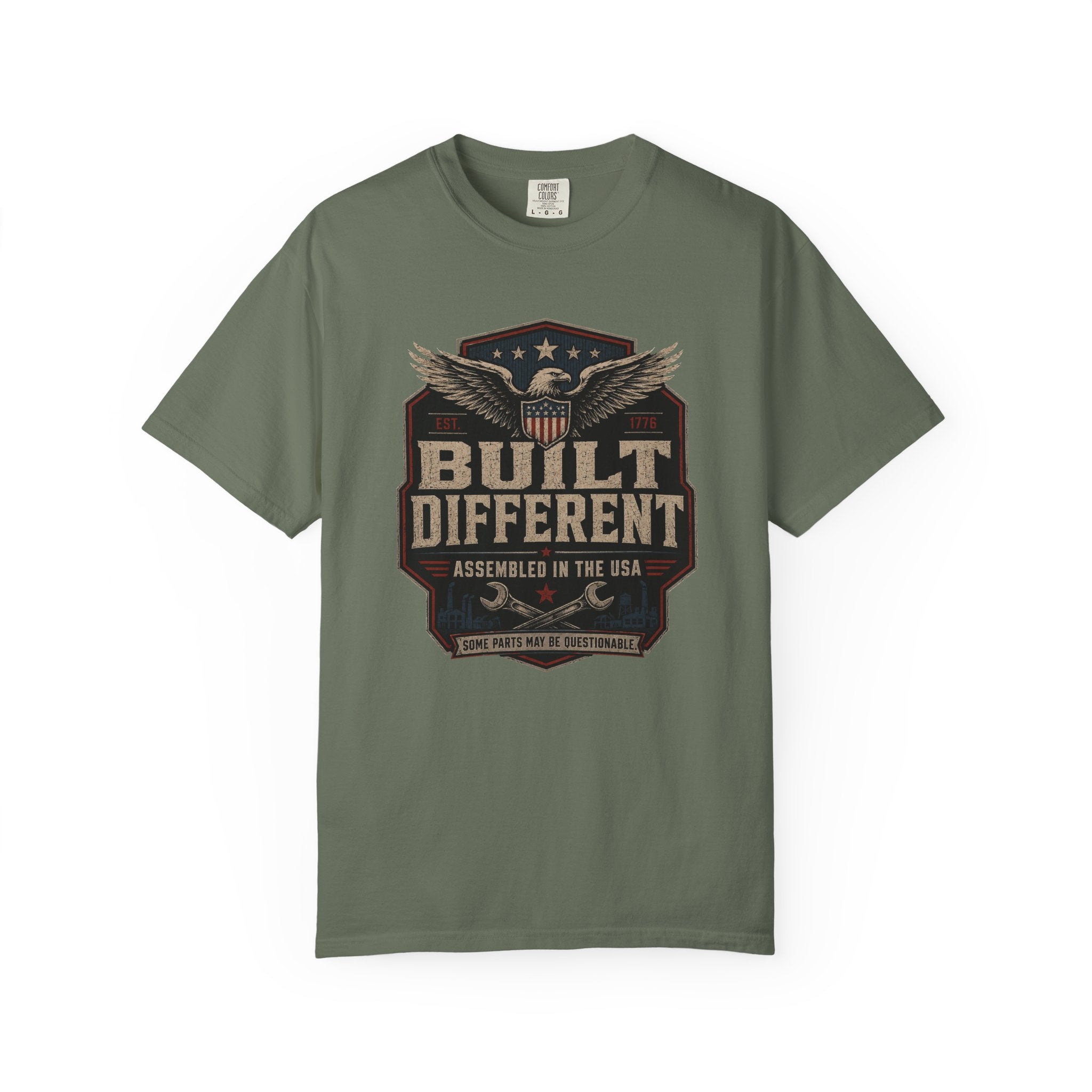 Built Different Assembled In The USA T-Shirt