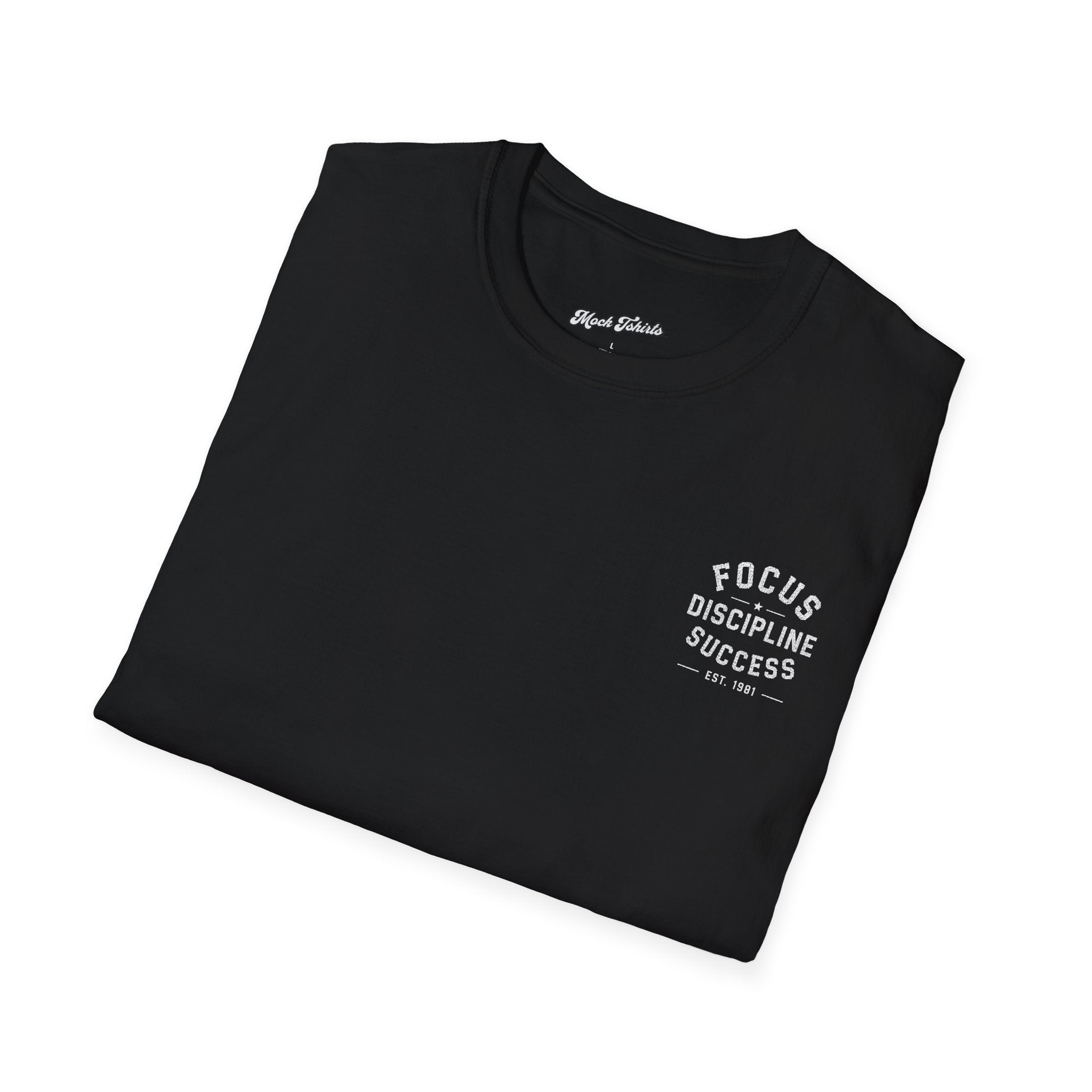 Focus Discipline Success T-Shirt — Motivational Graphic Tee (Est. 1981)