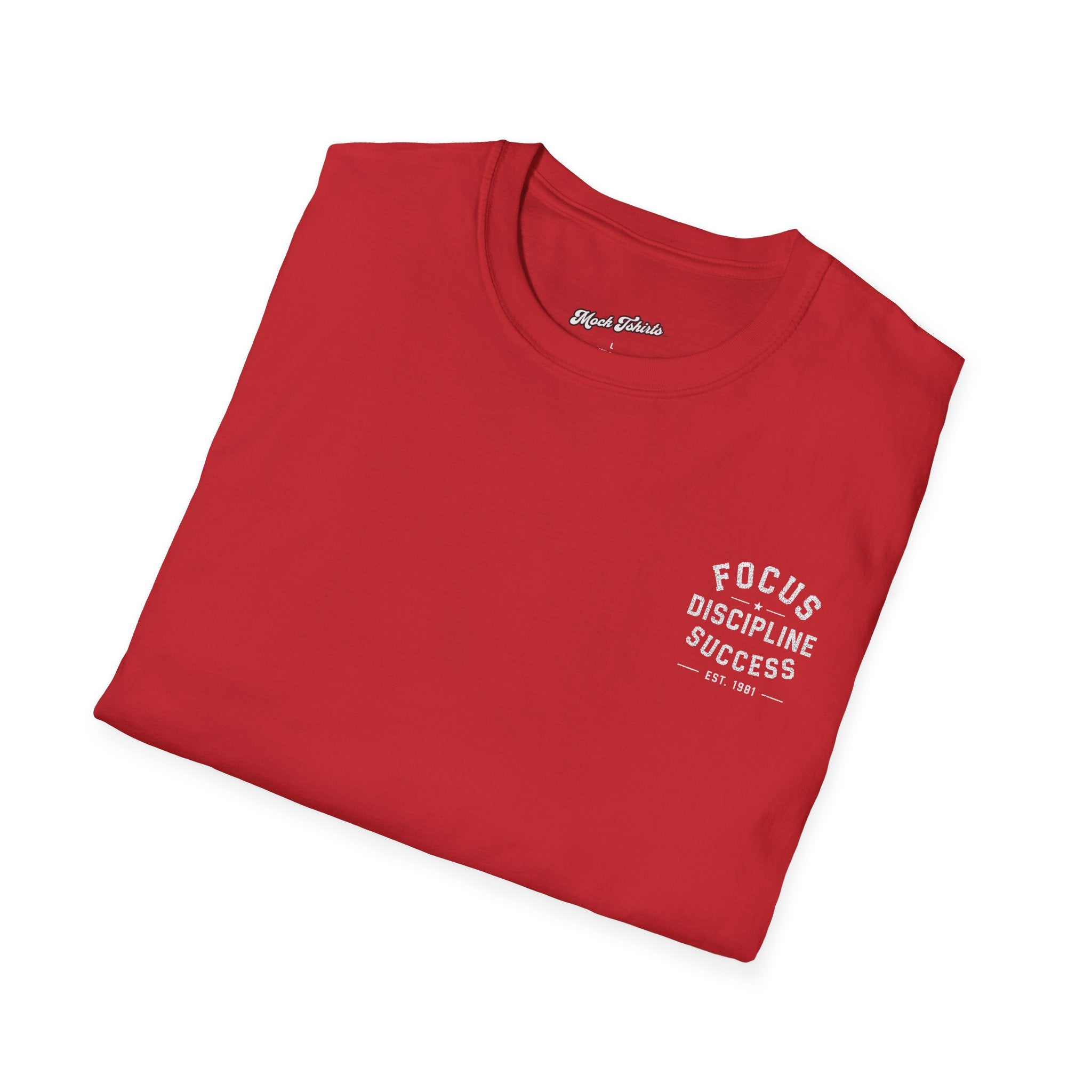 Focus Discipline Success T-Shirt — Motivational Graphic Tee (Est. 1981)