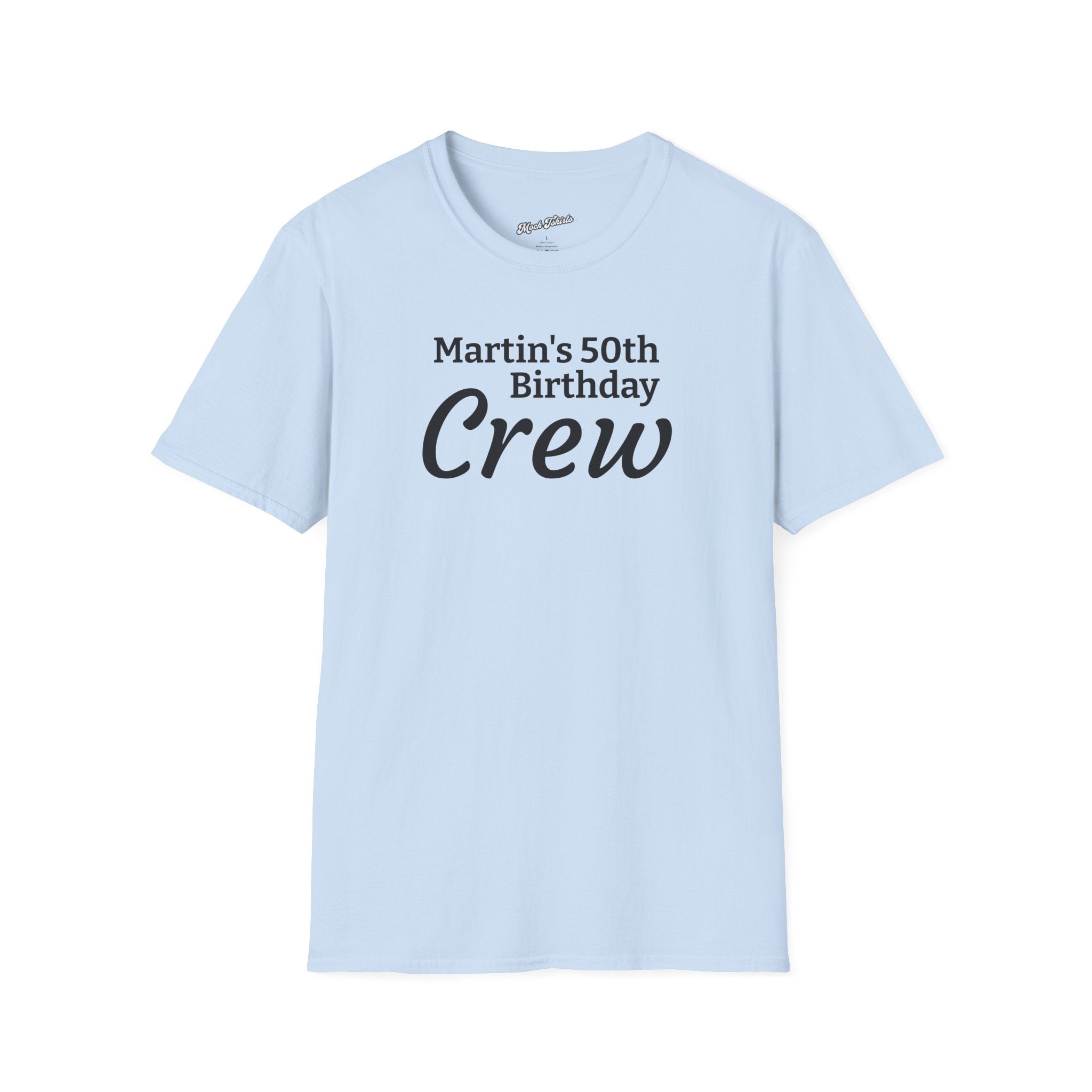 Personalized Birthday Crew Tee - Put Your Person's Name On It