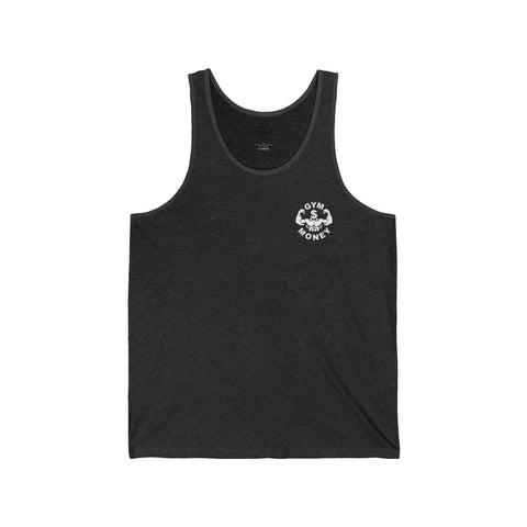 Gym Money Unisex Jersey Tank Top Flex Head