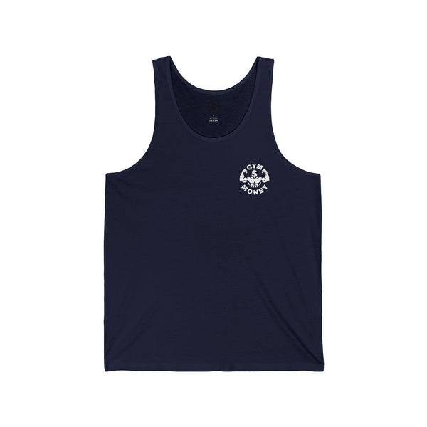 Gym Money Unisex Jersey Tank Top Flex Head