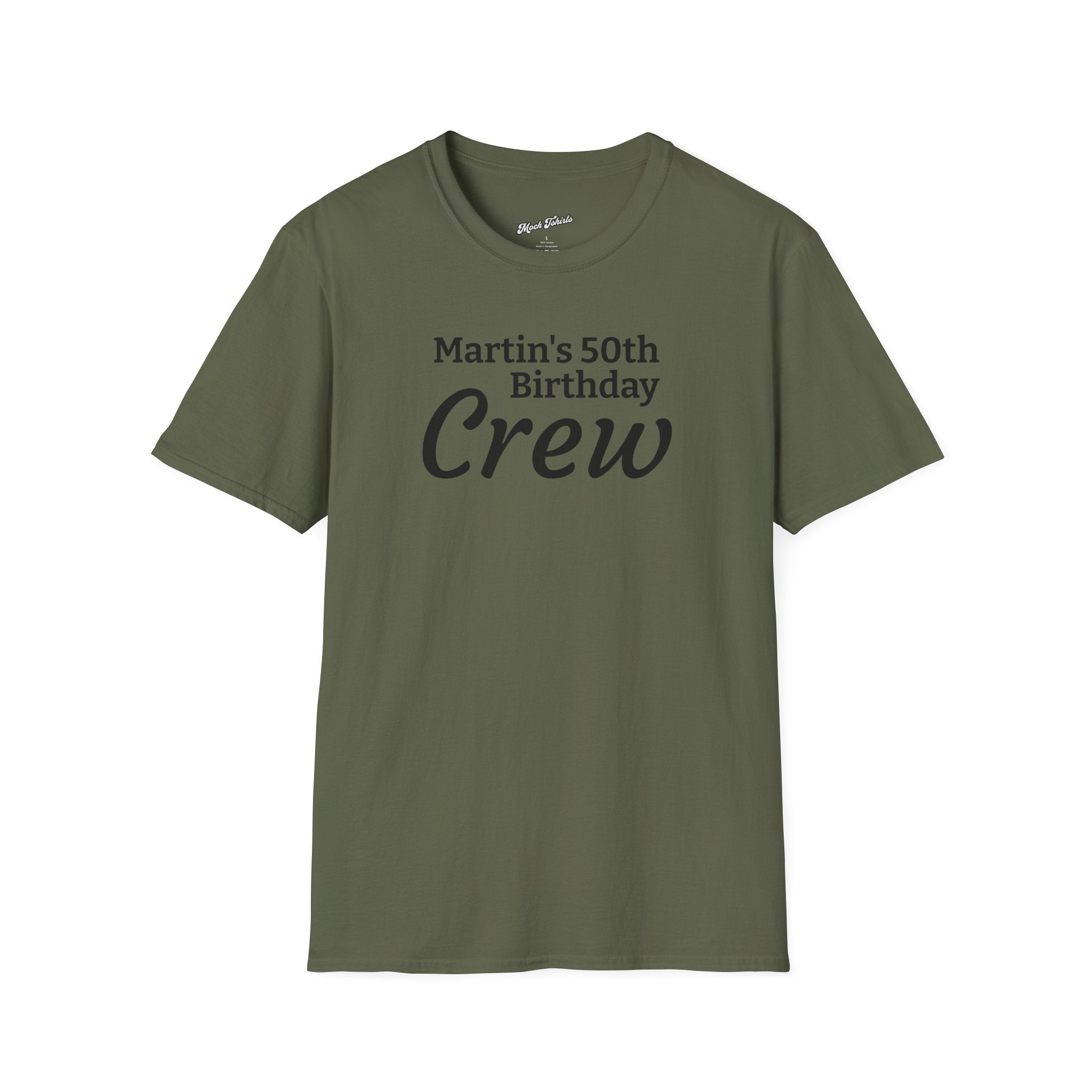 Personalized Birthday Crew Tee - Put Your Person's Name On It