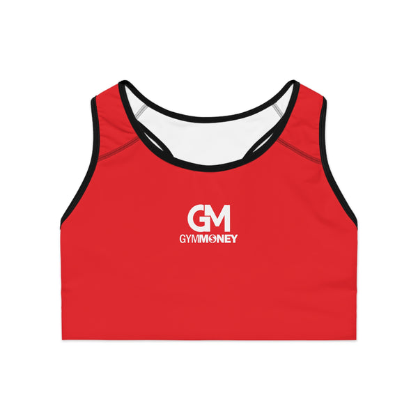 Gym Money Monogram Sports Bra (Red)