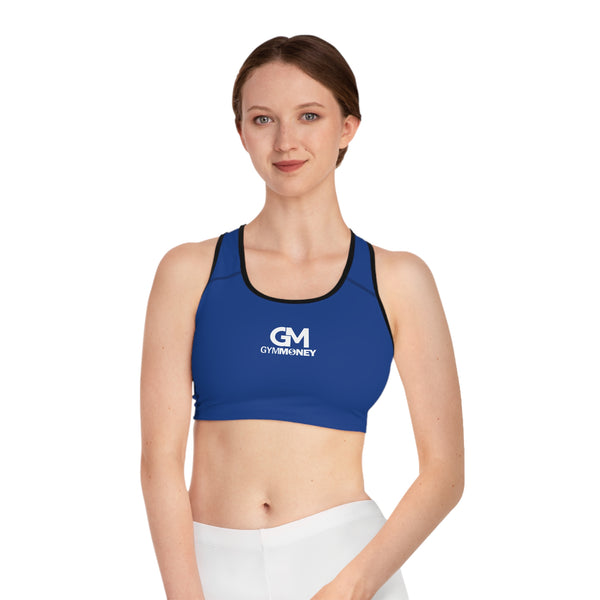 Gym Money Monogram Sports Bra (Blue)