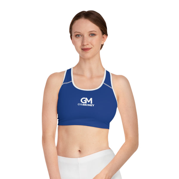 Gym Money Monogram Sports Bra (Blue)