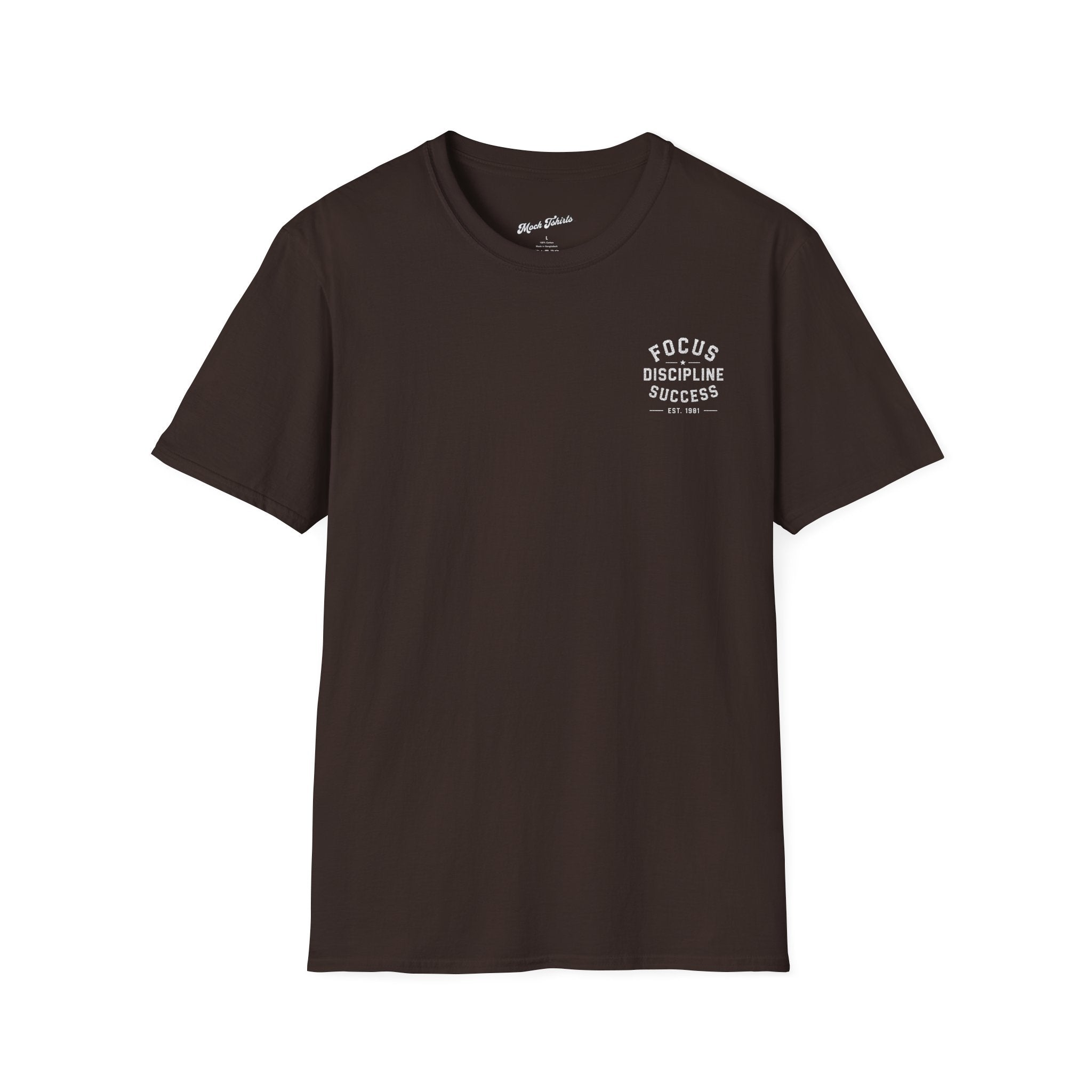 Focus Discipline Success T-Shirt — Motivational Graphic Tee (Est. 1981)