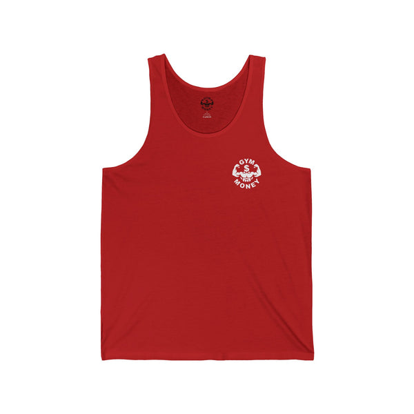 Gym Money Unisex Jersey Tank Top Flex Head