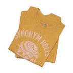 Grammar Pun T‑Shirt – “Synonymy Rolls Just Like Grammar Used to Make”