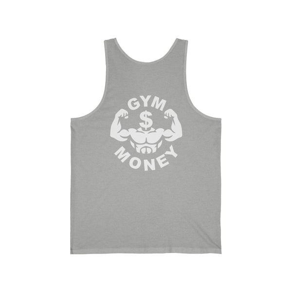 Gym Money Unisex Jersey Tank Top Flex Head