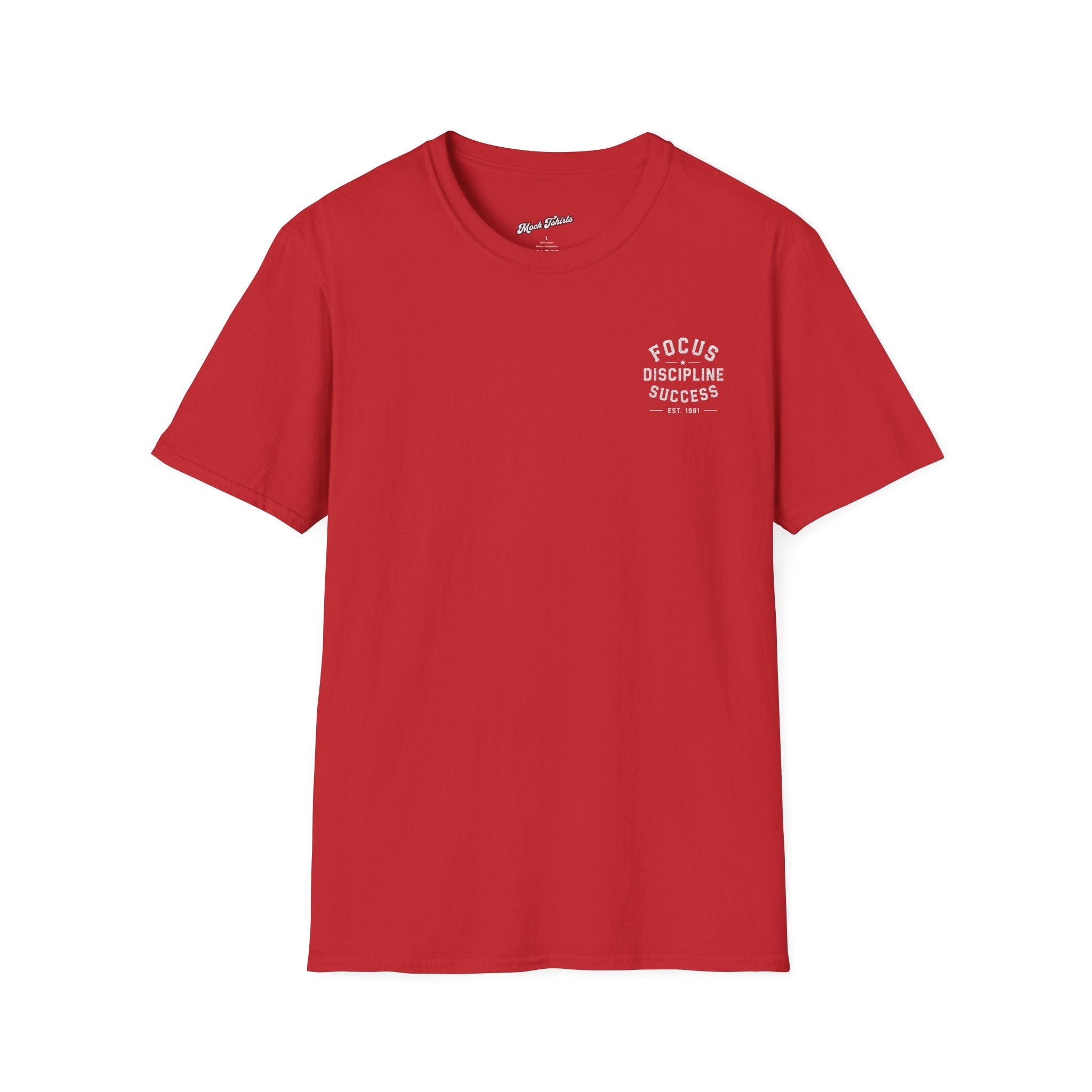 Focus Discipline Success T-Shirt — Motivational Graphic Tee (Est. 1981)