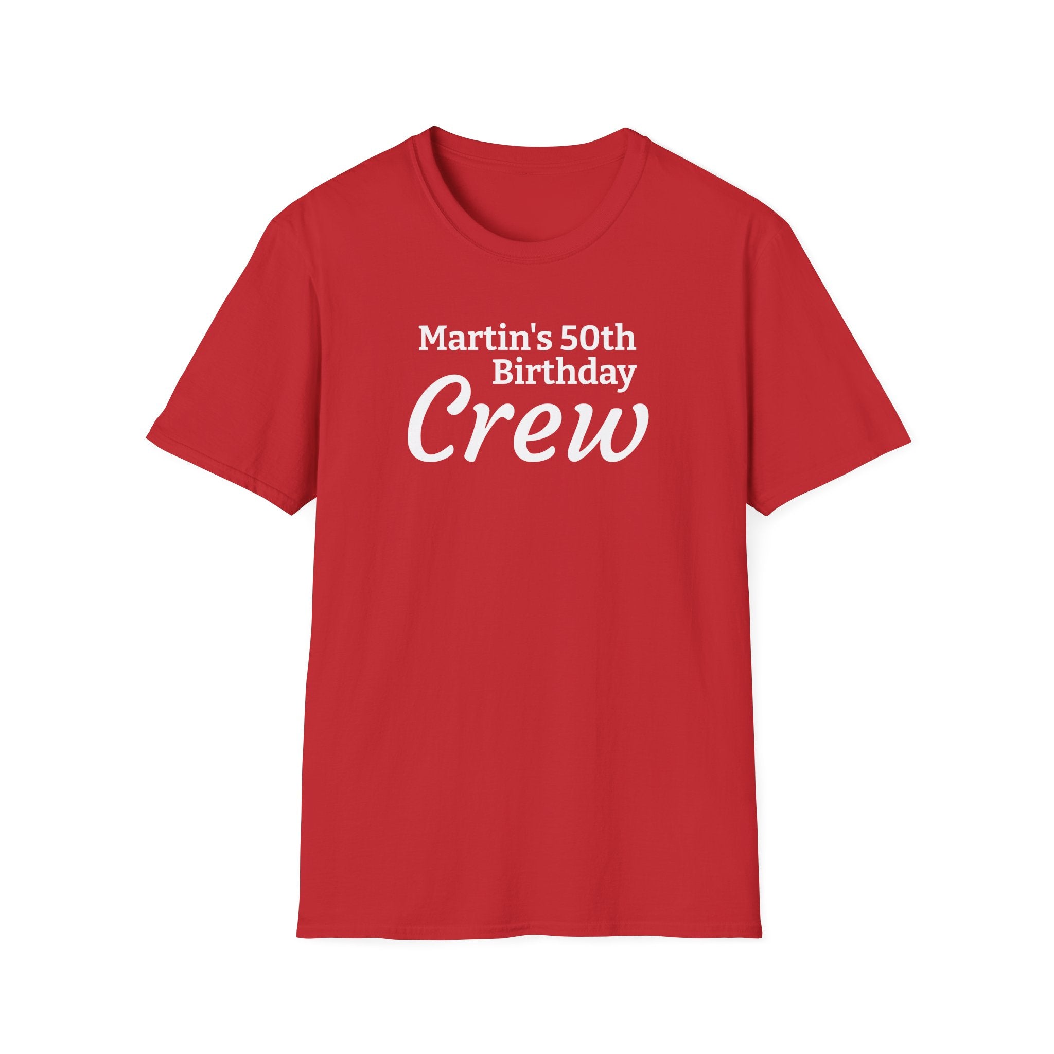 Personalized Birthday Crew Tee - Put Your Person's Name On It