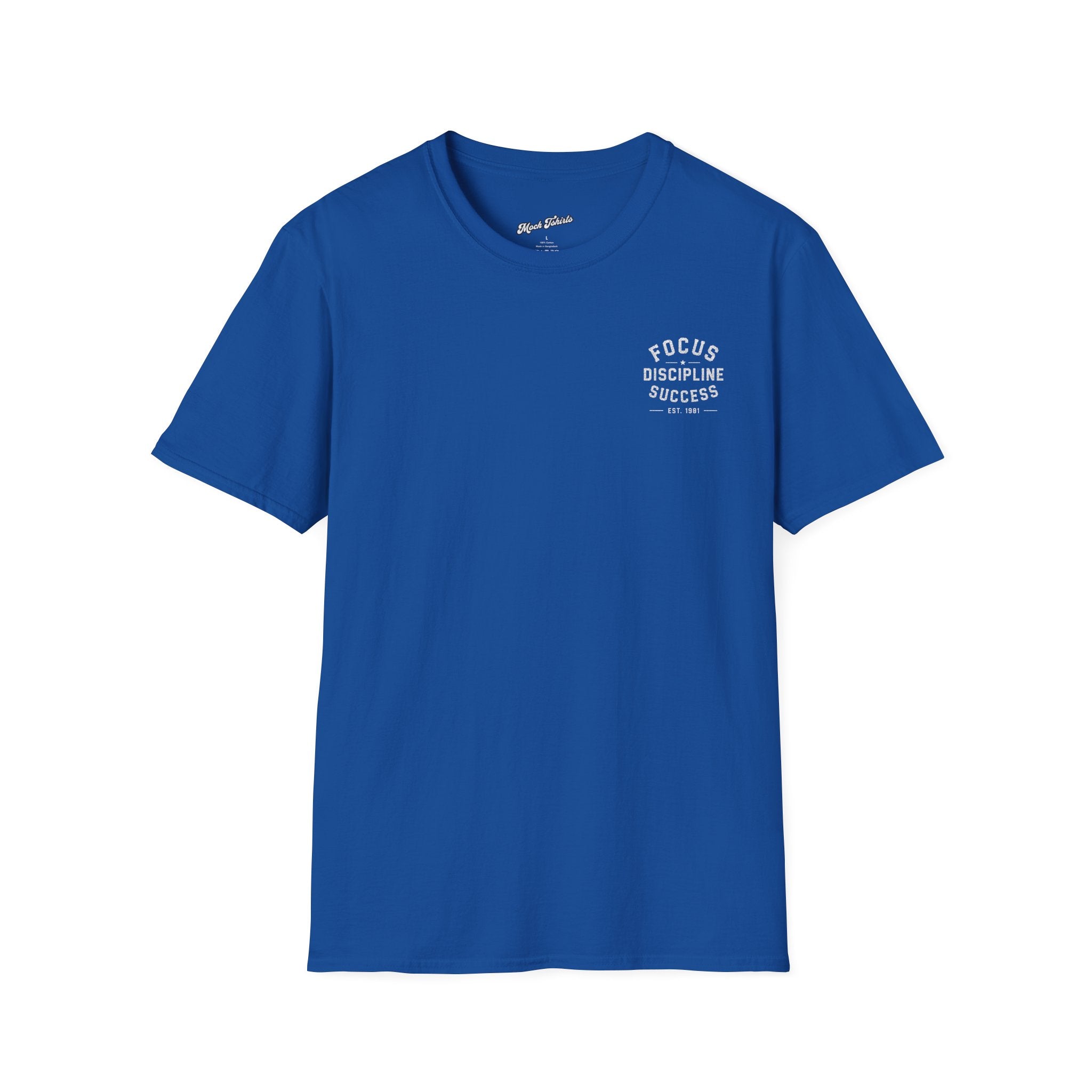 Focus Discipline Success T-Shirt — Motivational Graphic Tee (Est. 1981)