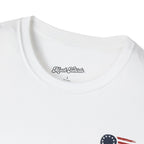 1776 Freedom & Liberty T-Shirt - Vintage American Flag Patriotic Tee