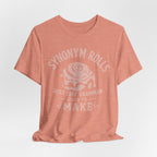 Grammar Pun T‑Shirt – “Synonymy Rolls Just Like Grammar Used to Make”