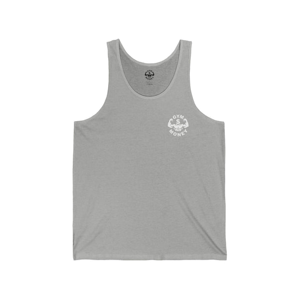 Gym Money Unisex Jersey Tank Top Flex Head