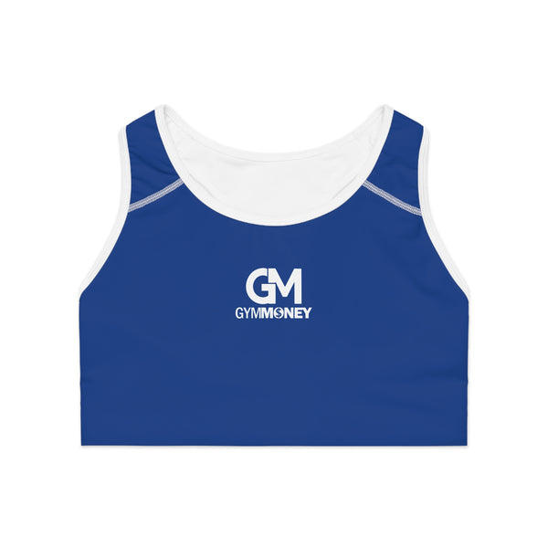Gym Money Monogram Sports Bra (Blue)