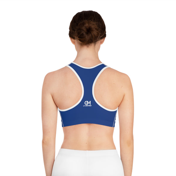 Gym Money Monogram Sports Bra (Blue)