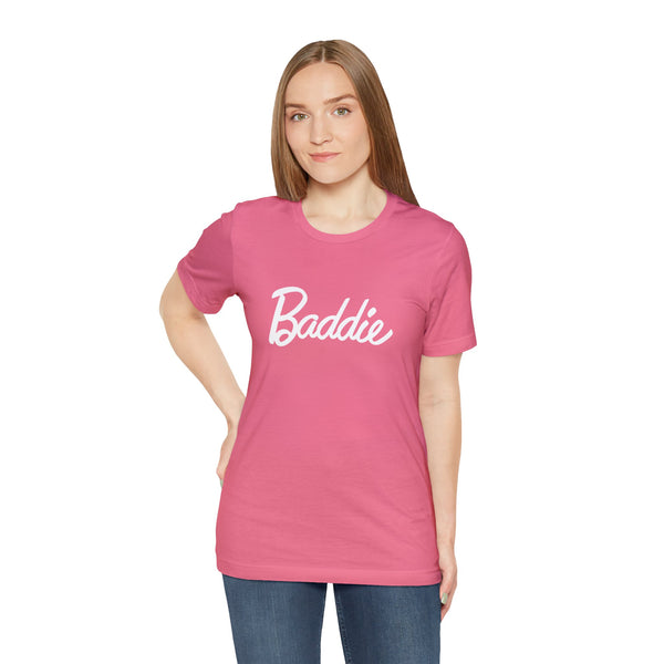 ✨ "Baddie Glam" Tee - Rock Your Day with Barbie Font Inspired, Bold & Stylish T-Shirt for the Modern Trendsetter ✨