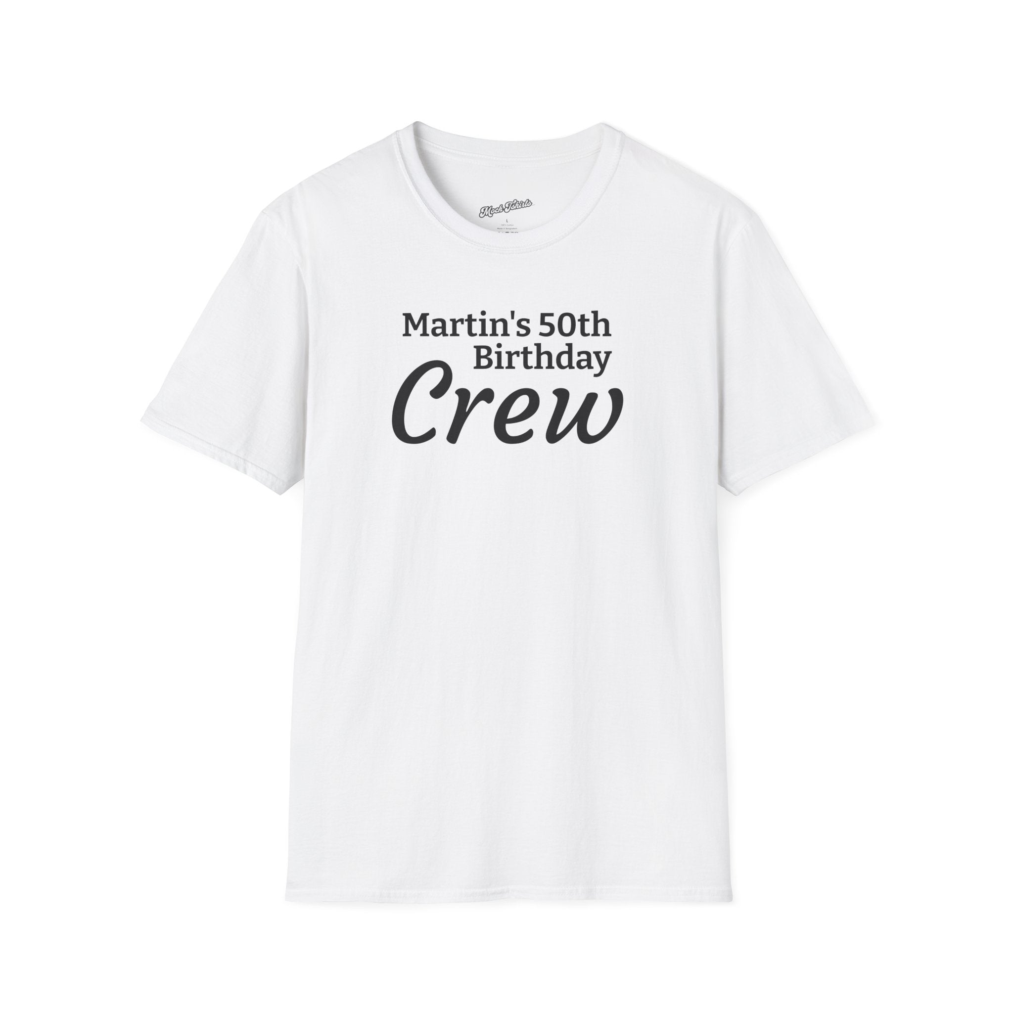 Personalized Birthday Crew Tee - Put Your Person's Name On It