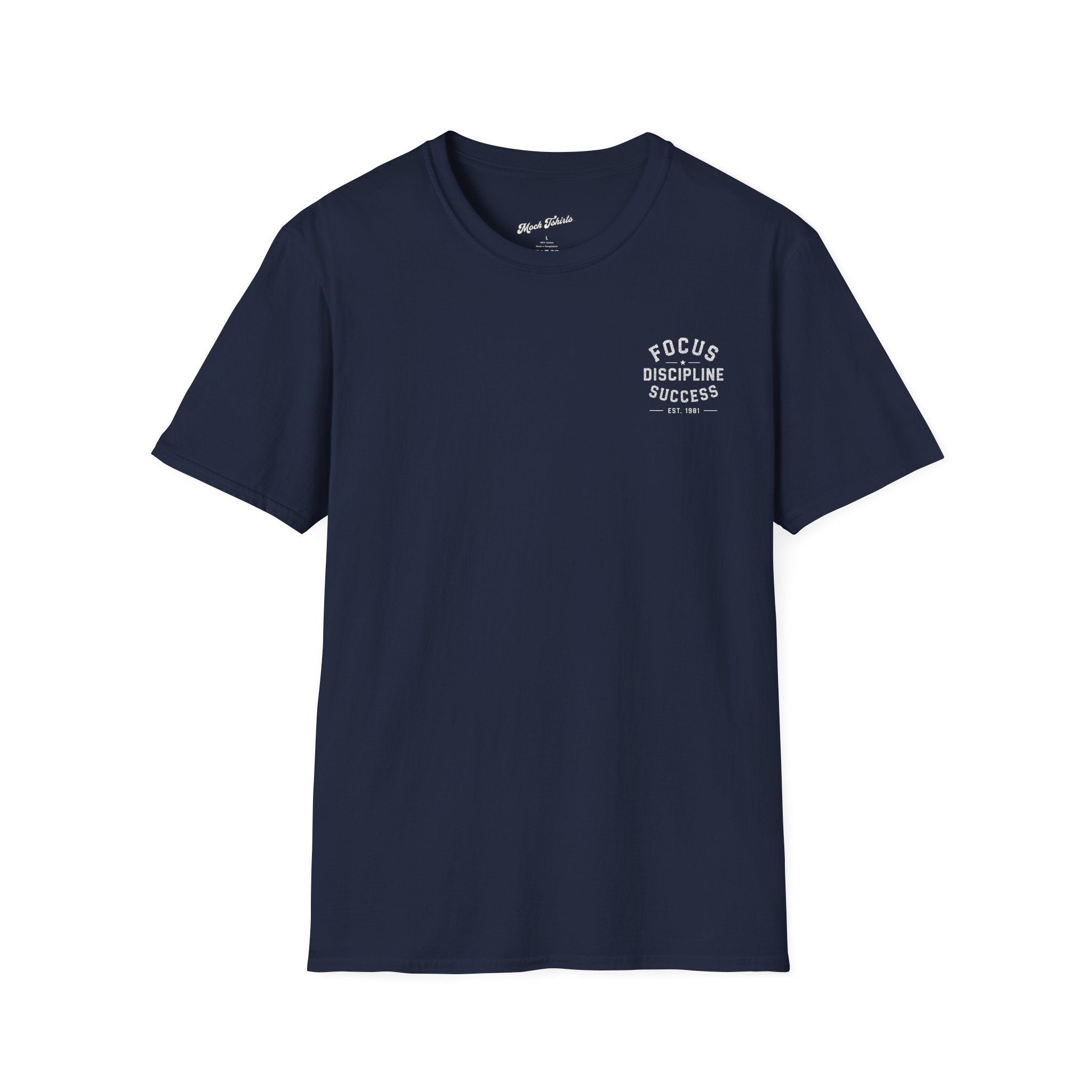 Focus Discipline Success T-Shirt — Motivational Graphic Tee (Est. 1981)